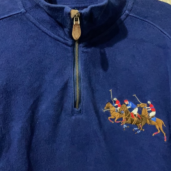 Vintage Polo Zip up Pullover - Picture 4 of 4